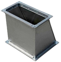 Переход ЕВРОВЕНТ (Пр) 700х400-250х400-200 (оц.ст.0.7/R20)