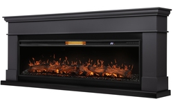 Каминокомплект: Очаг Royal Thermo Aurora RTFP/P-AR60LS, портал California 60 G, графит