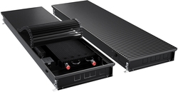 Конвектор внутрипольный Royal Thermo ATRIUM TURBO-90/400/1800-DG-U-BL