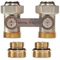 Набор Royal Thermo для нижнего подключения радиатора прямой раздельный 3/4х3/4ЕК