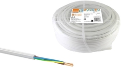 Провод TDM ELECTRIC ПВСмб 4х1 белый (100)