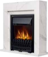 Портал Firelight Simple Classic белый мрамор
