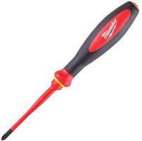 Отвертка Milwaukee диэлектрическая VDE PH1 x80 трехгранная рукоятка