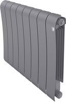 Радиатор биметаллический Royal Thermo Infinity 500 Silver Satin - 8 секц.