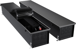 Конвектор внутрипольный Royal Thermo ATRIUM TURBO-190/250/3000-DG-U-BL