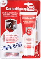 Гель анаэробный СантехМастер тюбик 60гр блистер, красный
