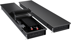 Конвектор внутрипольный Royal Thermo ATRIUM TURBO-90/300/2900-DG-U-BL