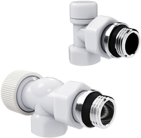 Набор термостатический осевой Royal Thermo Design 1/2"М30х1,5 (Белый)