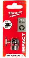 Насадка Milwaukee SHOCKWAVE PZ2 25мм (упак_2) 4932430863