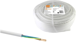 Провод TDM ELECTRIC ПВСмб 4х1,5 белый, Народный (50)