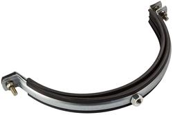 Хомут для воздуховода с резиновым профилем 355мм (гайка)