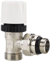 Клапан радиаторный VARMEGA 1/2" x 3/4" EK термостатический угловой с самоуплотняющимся полусгоном VM