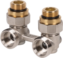 Узел нижнего подключения Royal Thermo угловой ½"х3/4"EK