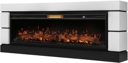 Каминокомплект: Очаг Royal Thermo Aurora RTFP/P-AR60LS, портал Moderno 60, белый