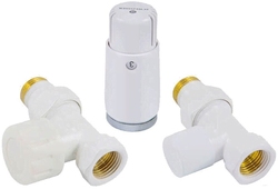 Комплект подключения SCHLOSSER STANDARD MINI 1/2" прямой, белый, с термоголовкой MINI М30х1,5