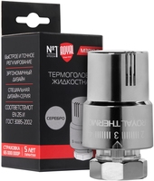 Термоголовка жидкостная Royal Thermo Design М30х1,5 (хром)