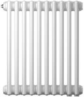 Радиатор труб. Zehnder Charleston 3050, 08 сек.1/2 бок.подк. RAL9016 (кроншт.в компл)