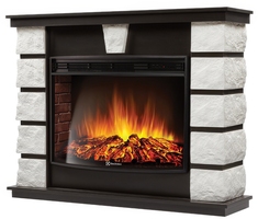 Портал Firelight Excalibur 30 камень белый, шпон венге