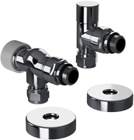 Набор термостатический осевой Royal Thermo Design Pro 15мм М30х1,5 (Хром)