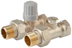 Набор термостатический для радиатора прямой ROYAL THERMO 3/4" Click