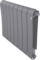 Радиатор биметаллический Royal Thermo Infinity 500 Silver Satin VR80 - 8 секц.