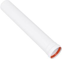 Удлинитель раздельного дымохода раструбн. Royal Thermo диам. 80, 500 мм