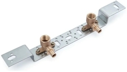 Блок монтажный REHAU для скрытого монтажа O 75/150 короткого RX+ бронза