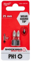Насадка Milwaukee SHOCKWAVE PH1 25мм (упак_2) 4932430850