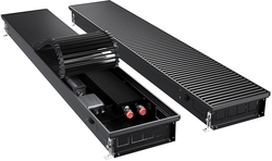 Конвектор внутрипольный Royal Thermo ATRIUM TURBO-90/250/2100-DG-U-BL